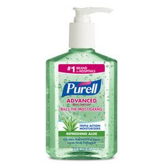 Purell Advanced Hand Sanitizer Soothing Gel with Aloe and Vitamin E - 8 Fl Oz