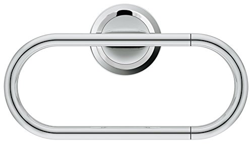 Grohe 40 377 Ondus/Veris Toilet Paper Holder Starlight Chrome Bathroom Hardware Toilet Paper Holder Tissue Holder