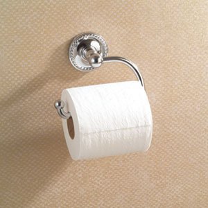 Hanging Toilet Tissue Holder in Satin Nickel