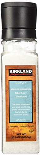 Kirkland Signature Mediterranean Sea Salt Grinder, 13 Oz (368.5 G)