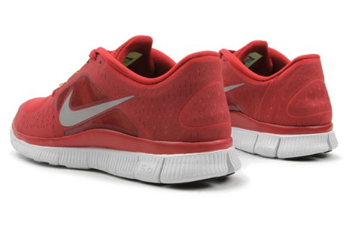 Nike Free Run Gym Red Platinum Silver Mens Running 510642-600 (9)