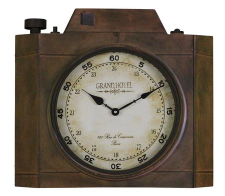 Valerian Camera Shaped Wall Clock Bronze - Cooper Classics