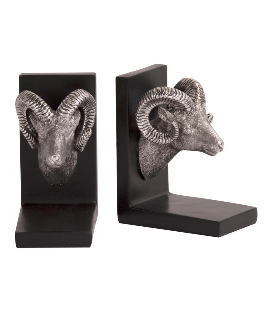 Howard Elliott Ram Head Book Ends