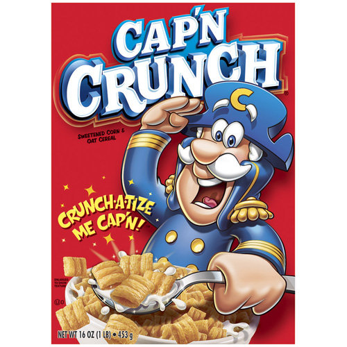 Quaker Oats Cap N Crunch  Cereal, 16 Oz