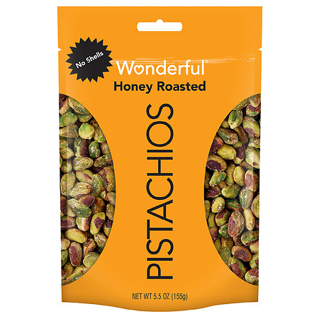 Wonderful Pistachios No Shells Honey Roasted - 5.5oz