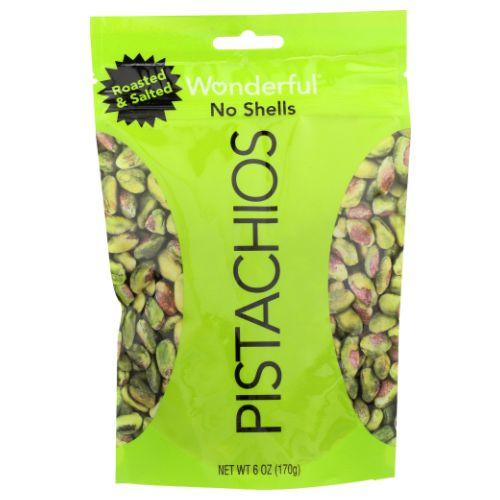 Wonderful Roasted & Salted Shelled Pistachios - 6oz