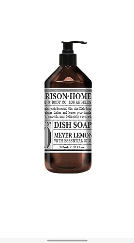 Home & Body Co. Garrison + Home Dish Soap Scent No.30 Meyer Lemon (Scent No.30 Meyer Lemon, 32 FL Oz)