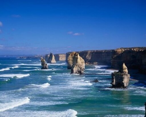 Great Ocean Road the Twelve Apostles Victoria Australia Stretched Canvas - Paul Thompson DanitaDelimont (27 X 22)