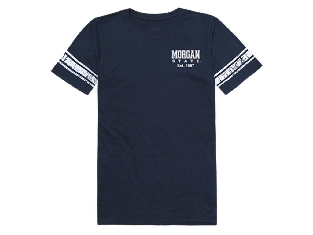 MSU Morgan State University Bears Womens Practice T-Shirt Navy