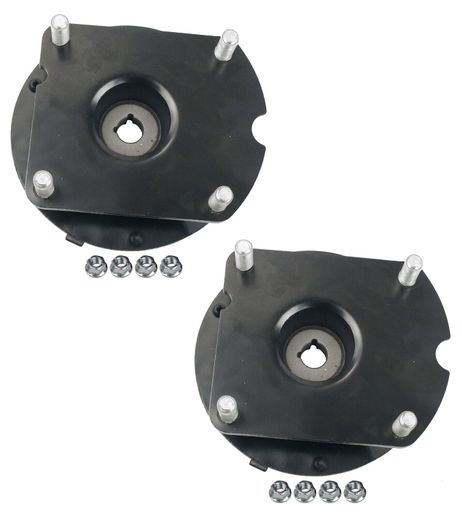 Pair Set of 2 Front Susp Strut Mounts with Bearing for Ford Lincoln Moog