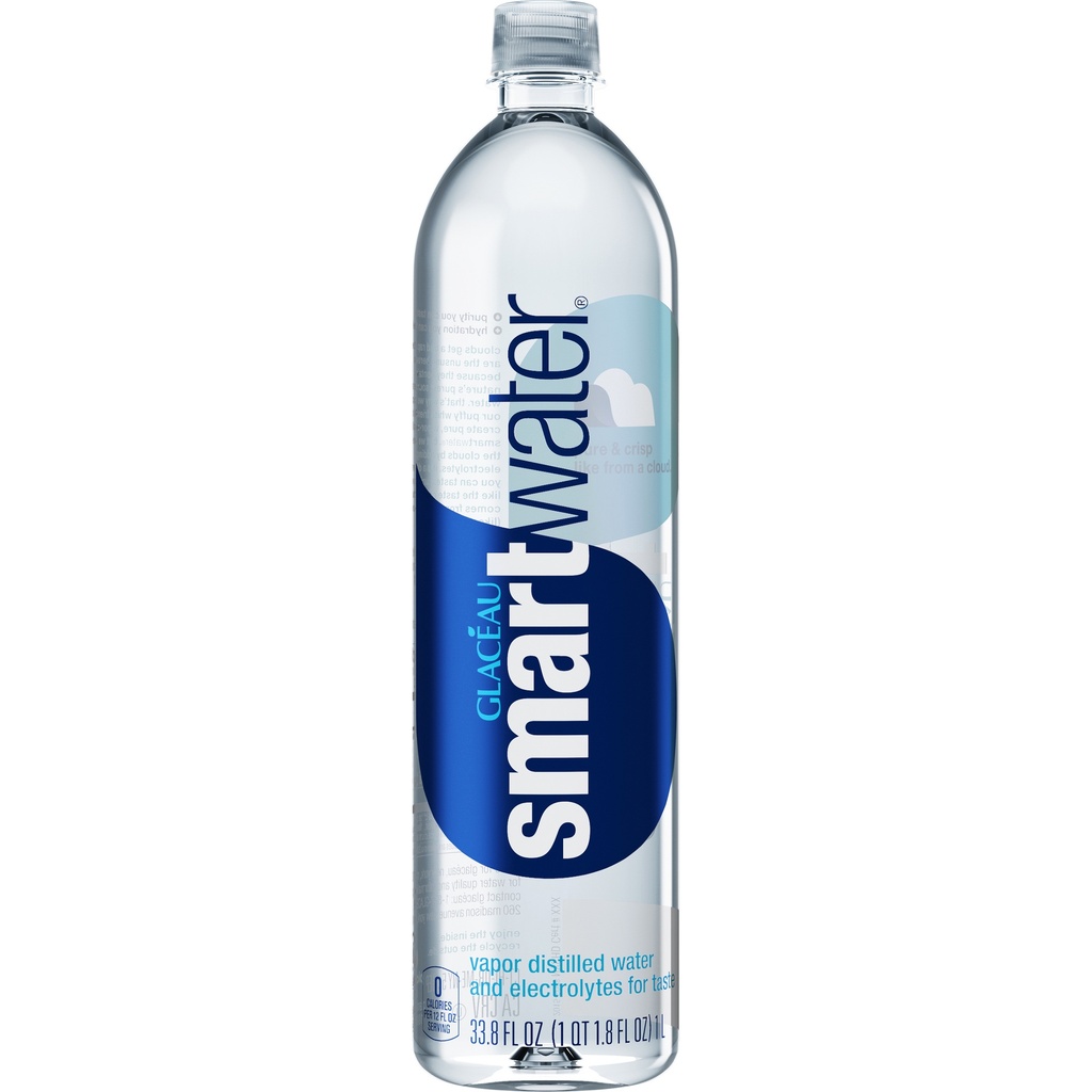 Glaceau Smartwater Vapor Distilled Premium Water Bottle, 33.8 Oz | CVS