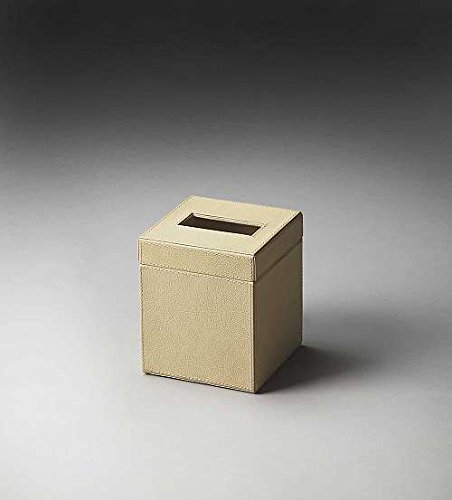 [B00GO7DTBK] Tissue Box in Cream