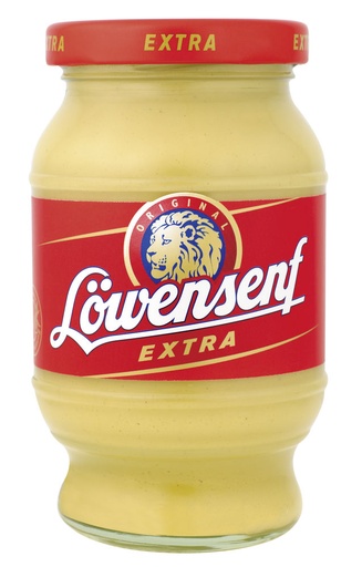 Löwensenf Senf Extra Scharf Im Glas 250 Ml