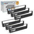 LD Compatible Epson 7753 Black Ribbon 6PK for ActionPrinter 3000  4000  5000 & LQ-200  LQ-300  LQ-450  LQ-510  LQ-550