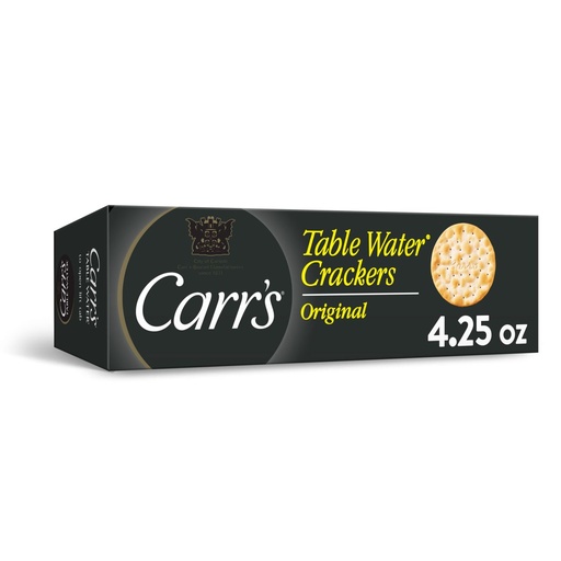 Carrs Crackers Table Water Org 12X125G