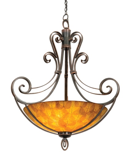 Mirabelle 6 Light Large Pendant in Tuscan Sun