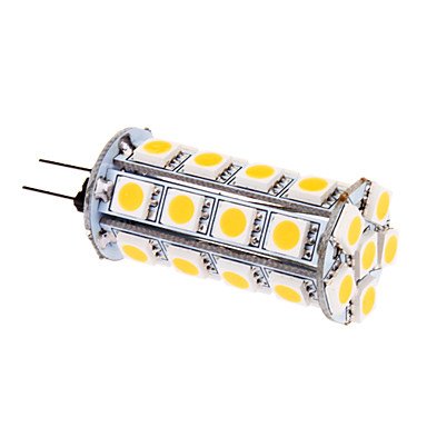 KLM DAIWL G4 6W 30x5050SMD 480LM 2500-3500K Warm White Light LED Corn Bulb (12V)