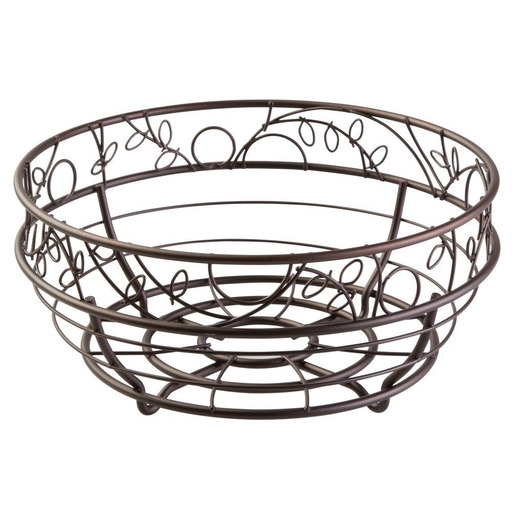 IDesign Twigz Wire Fruit Bowl Centerpiece for Kitchen and Dining Room Tables,